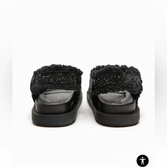 Zara Black Buckle Sandals - Picture 14 of 16